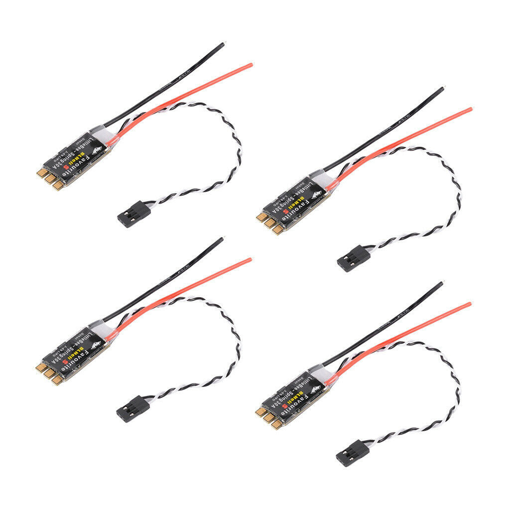 4pcs Spring 30A ESC OPTO 2-6S LIPO Supports for Mulitshot DSHOT OneShot125