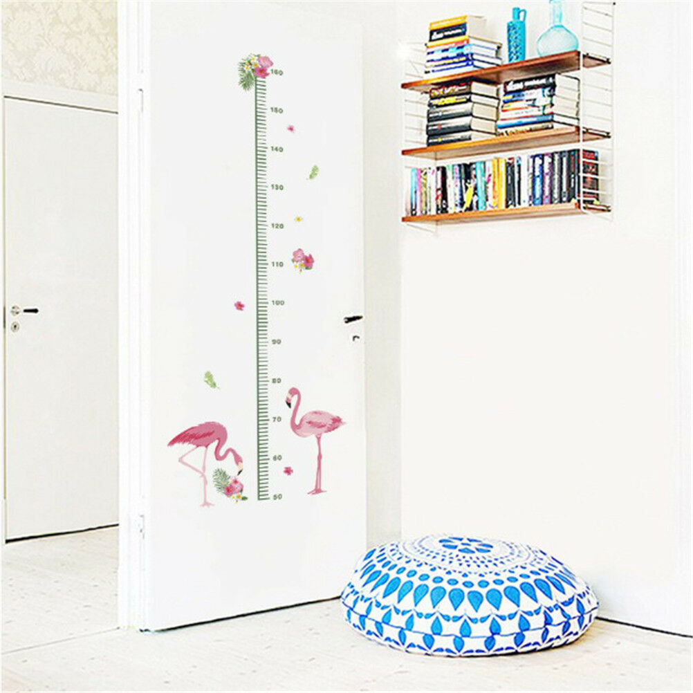 Flamingo Height Wall Stickers For Living Room Bedroom Decoration joJC.l8
