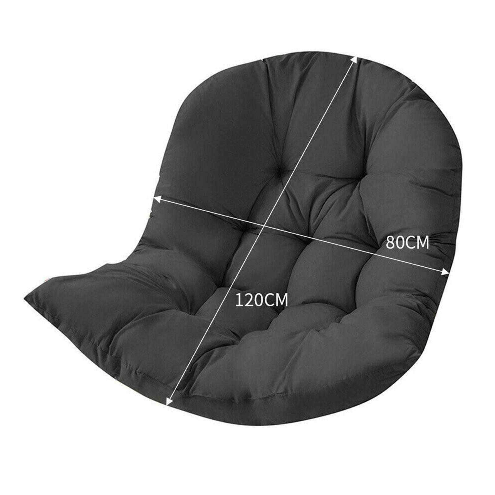 2pcs Basket Egg Chair Cushions Rocking Cradle Removable Pads No Swing Chair