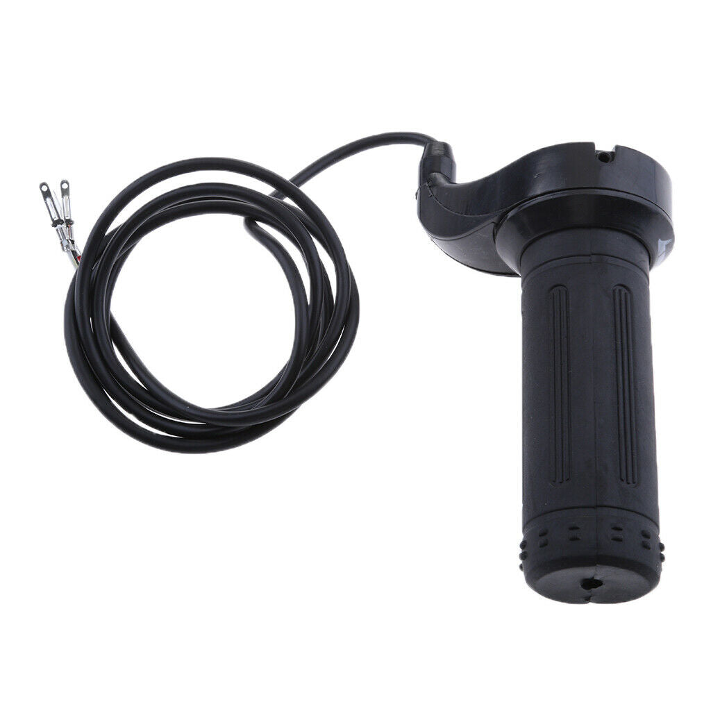 24/36/48V 3 Wires E-Bike 7/8" Handlebar Twist Throttle Grip Speed Controler