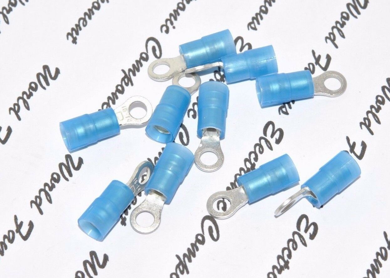 10pcs - PANDUIT PNF14-6RN-M STUD6 WIRE SIZE 18-14 PRESSURE TERMINAL CONNECTOR