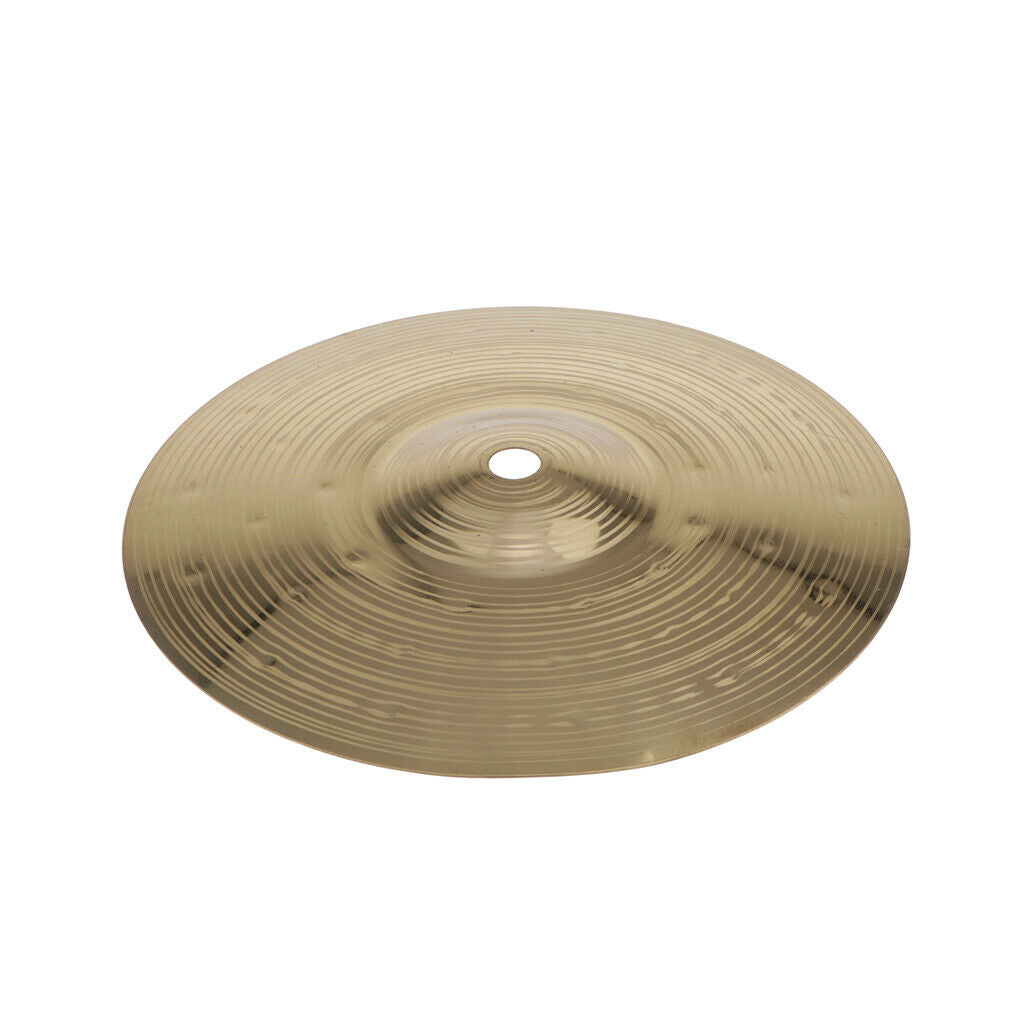 Durable Brass Jazz Drum Crash Cymbals for Drum Player Beginers Students 8''