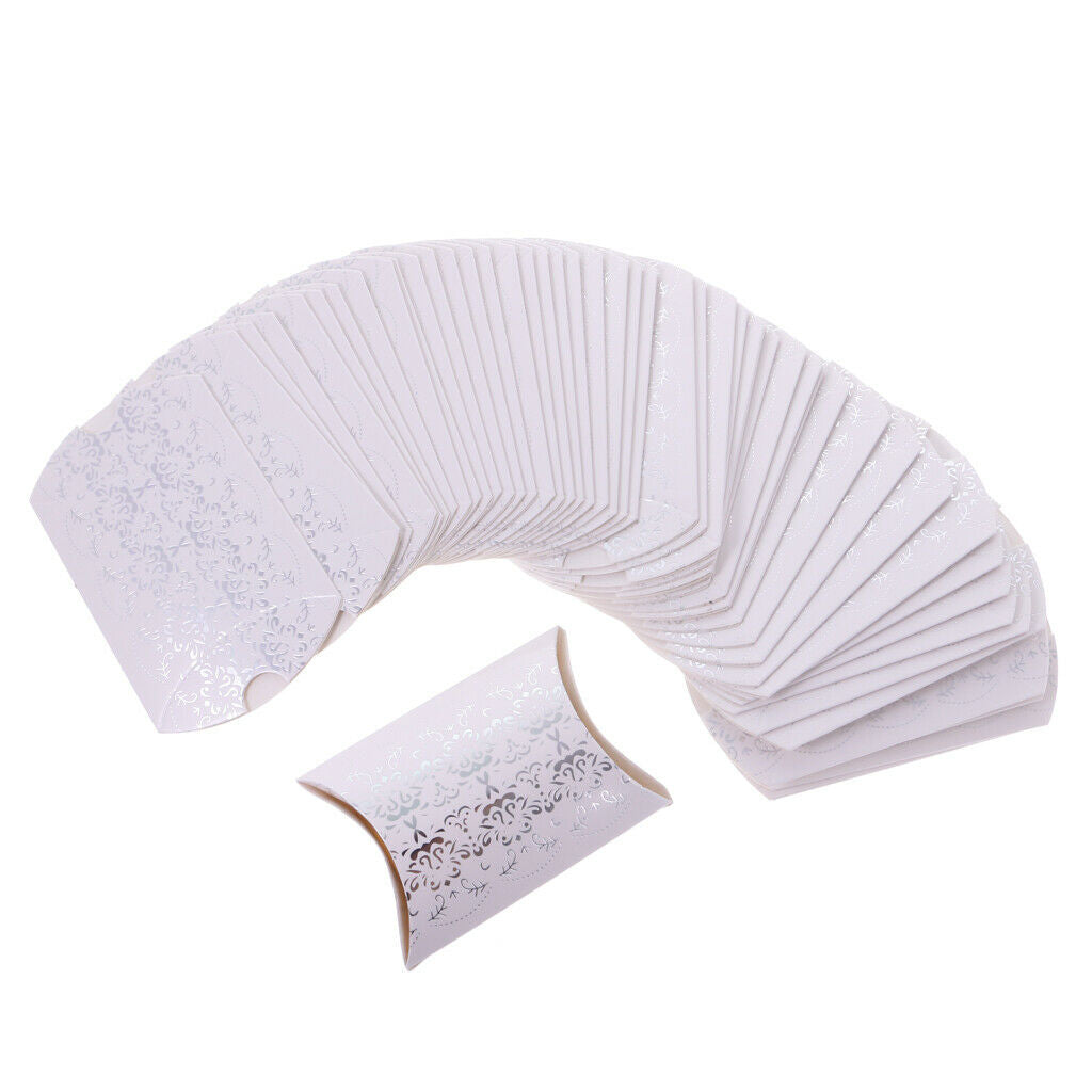 50pcs Favor Boxes Candy Boxes Pink Gift Boxes for Wedding Baby Shower