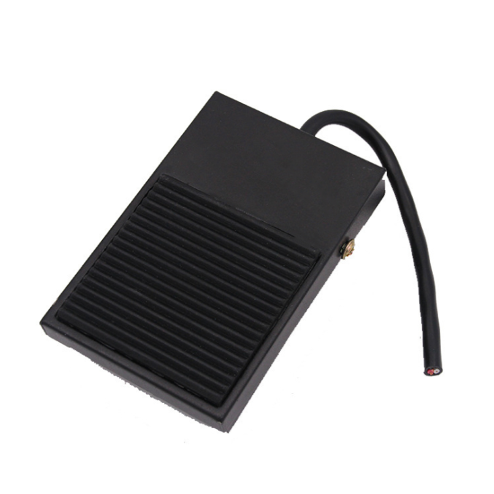 AC 250V 10A Foot Pedal Switch Heavy Duty Metal Momentary Electric Power Switch