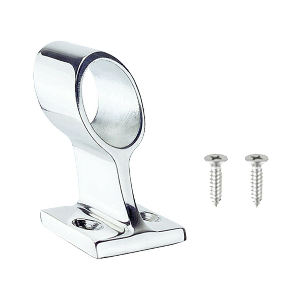 60 Degree Middle Stanchion Stainless Steel Marine Hand Rail Fitting 1inch 25mm
