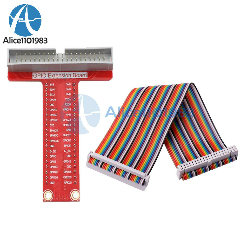 Raspberry Pi 2 B Kits T Type GPIO Extension Board+Breadboard+40Pin Rainbow Cable