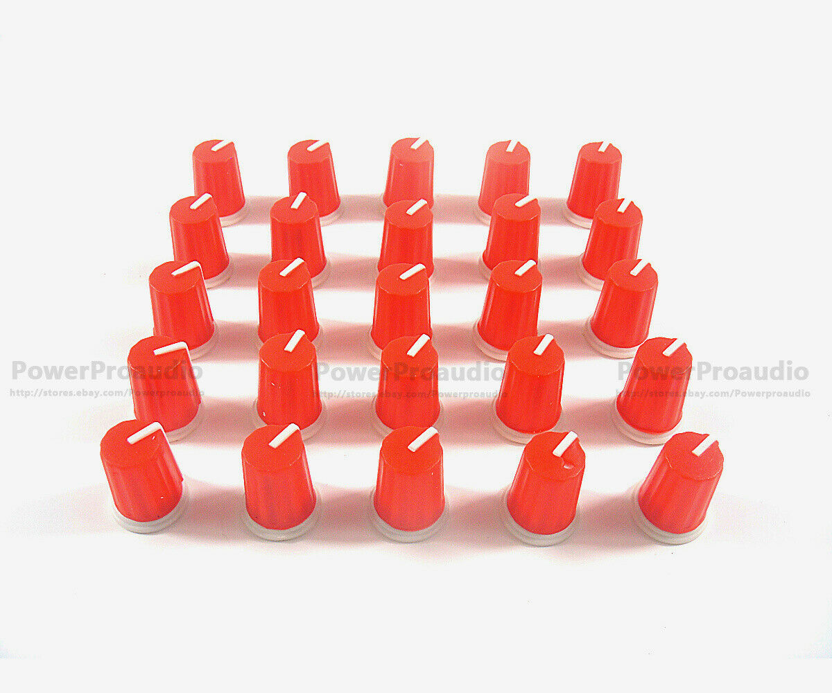 25 x EQ Cap Knob for Pioneer DJ DJM djm-2000 900 850 750 700 800 Red Color
