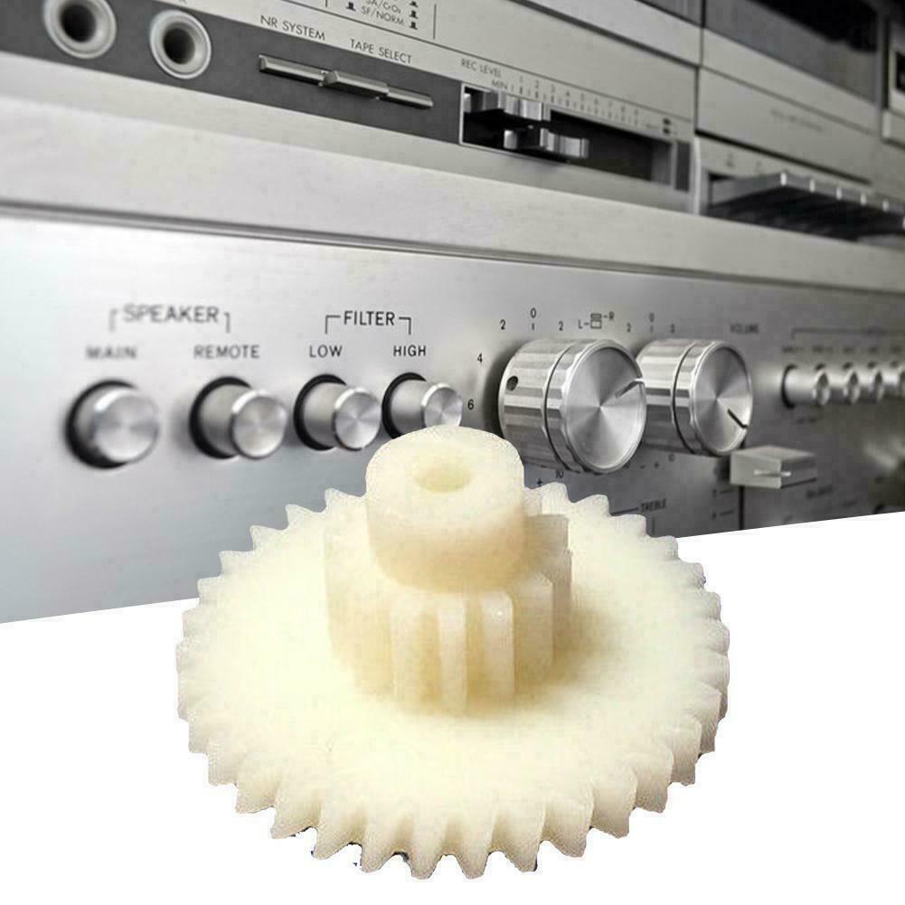 1x Outer 34T Inner 14T Gear For Tascam 112MK2 122MK3 Cassette Decks E5O1