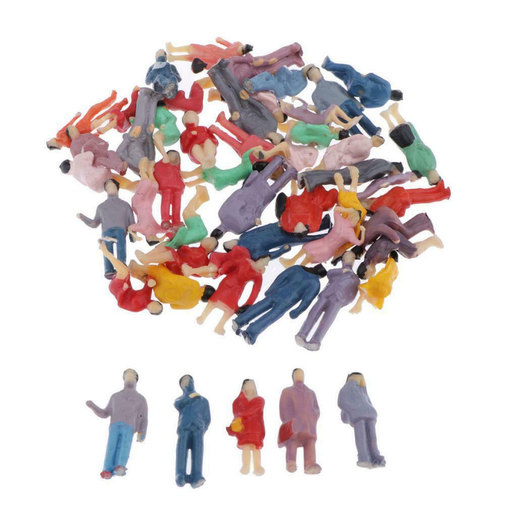 50pcs People Passengers Plastic Models for Landscape