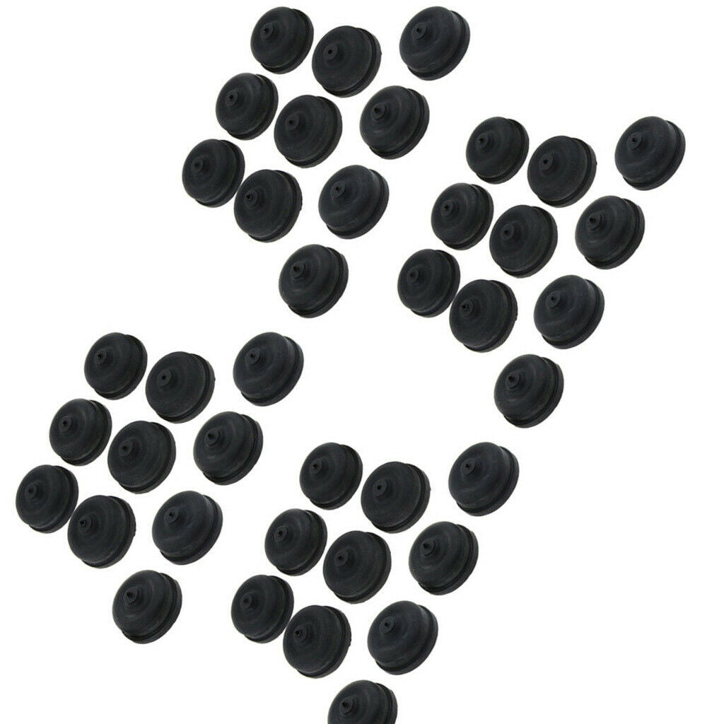 40Pcs Fish Tank Fishing Air Pump EPDM Joint Rubber Cup Diaphragm Parts