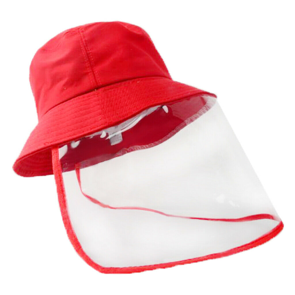 Bucket Hat Windproof Sun Protection Outdoor Fishing   Hat Red
