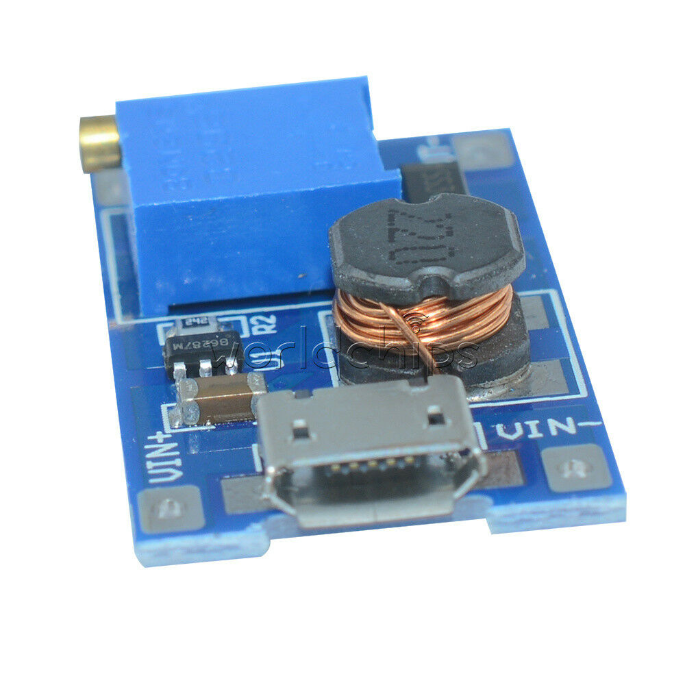 2A Booster Board DC-DC Step up MT3608 USB Module 2~24V to 5~28V Replace XL6009