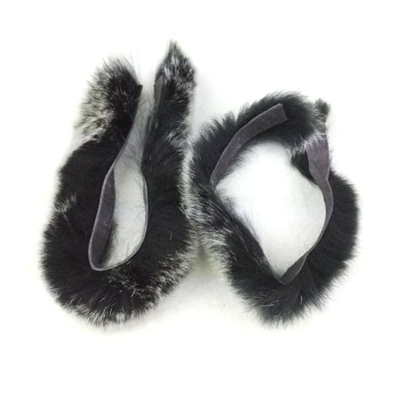 1 Pair Bowstring Stabilizer Rabbit Fur Archery Recurve Bow Longbow Silencer