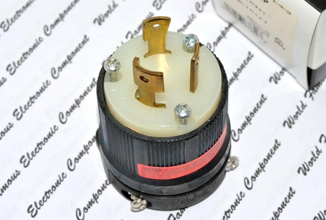 1pcs - COOPER CWL1130P NEMA L11-30 30A 250V Twist Hart-Lock Locking Plug