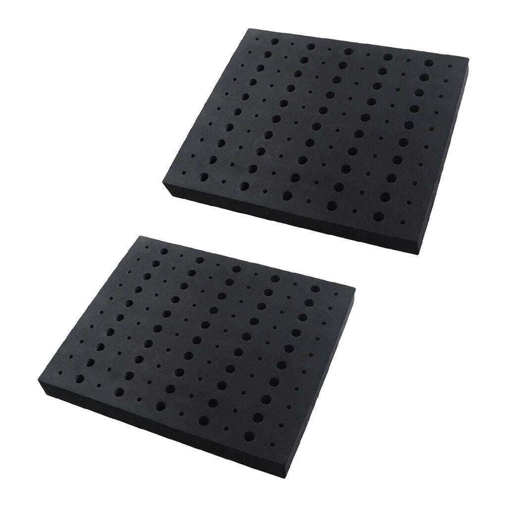 2x Router Bits Storage Tray Tool Box Holder 110 Bits 60x 1/4" + 50x 1/2"