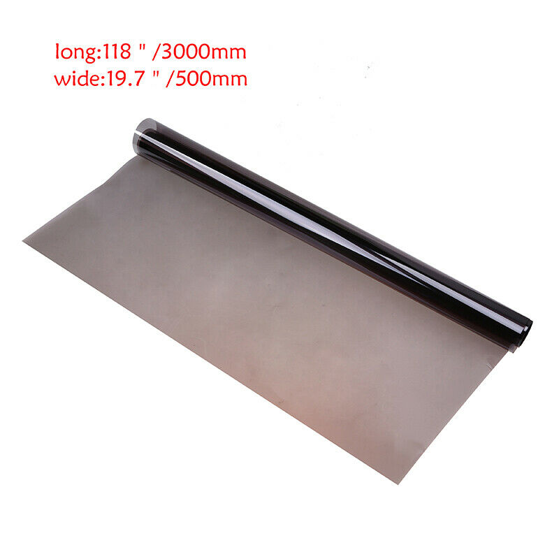 Uncut Window Tint VLT Film Blackout Mirror Auto Home Office 30x500cm/600cm Black