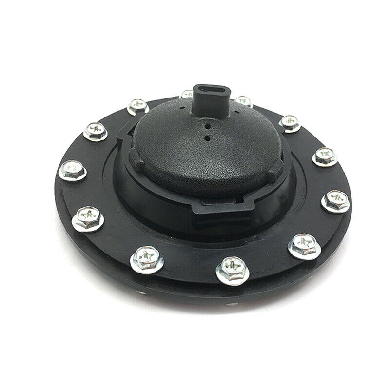 Plastic Water Tank Fuel Tank Filler Cap Twist Cap +Filler Plate+Fittings Black
