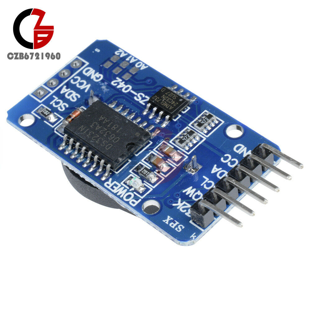 ZS042 DS3231 AT24C32 IIC High Precision RTC Clock Timer Memory Module Arduino