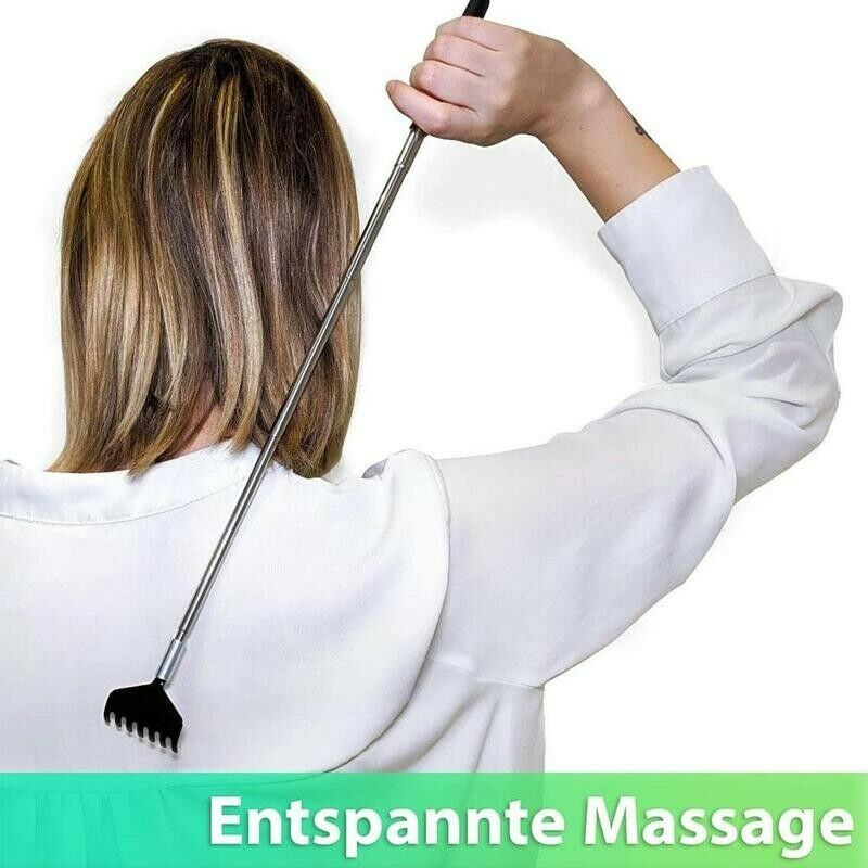 Stainless Steel Retractable Itching Rake Massage Back Scratcher