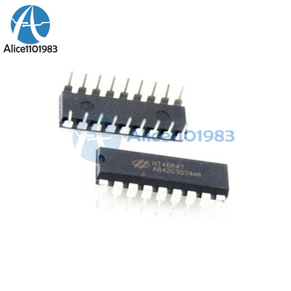 2PCS HT46R47 DIP Integrated Circuit HT46R47 IC