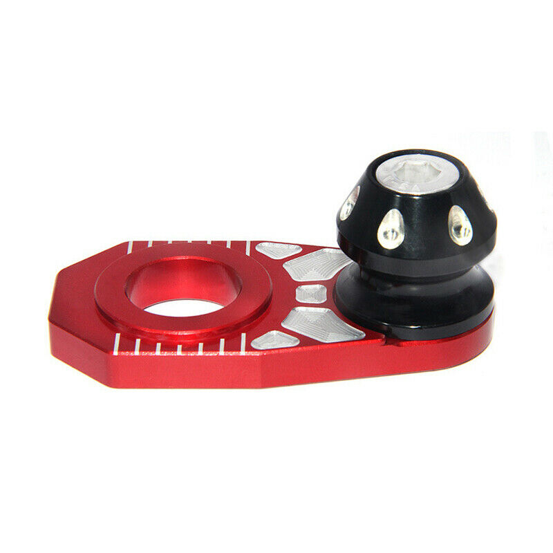 2PCS Motorcycle Bikes Rear Hub Wheel Chain Adjuster Parking Automatic Regulator