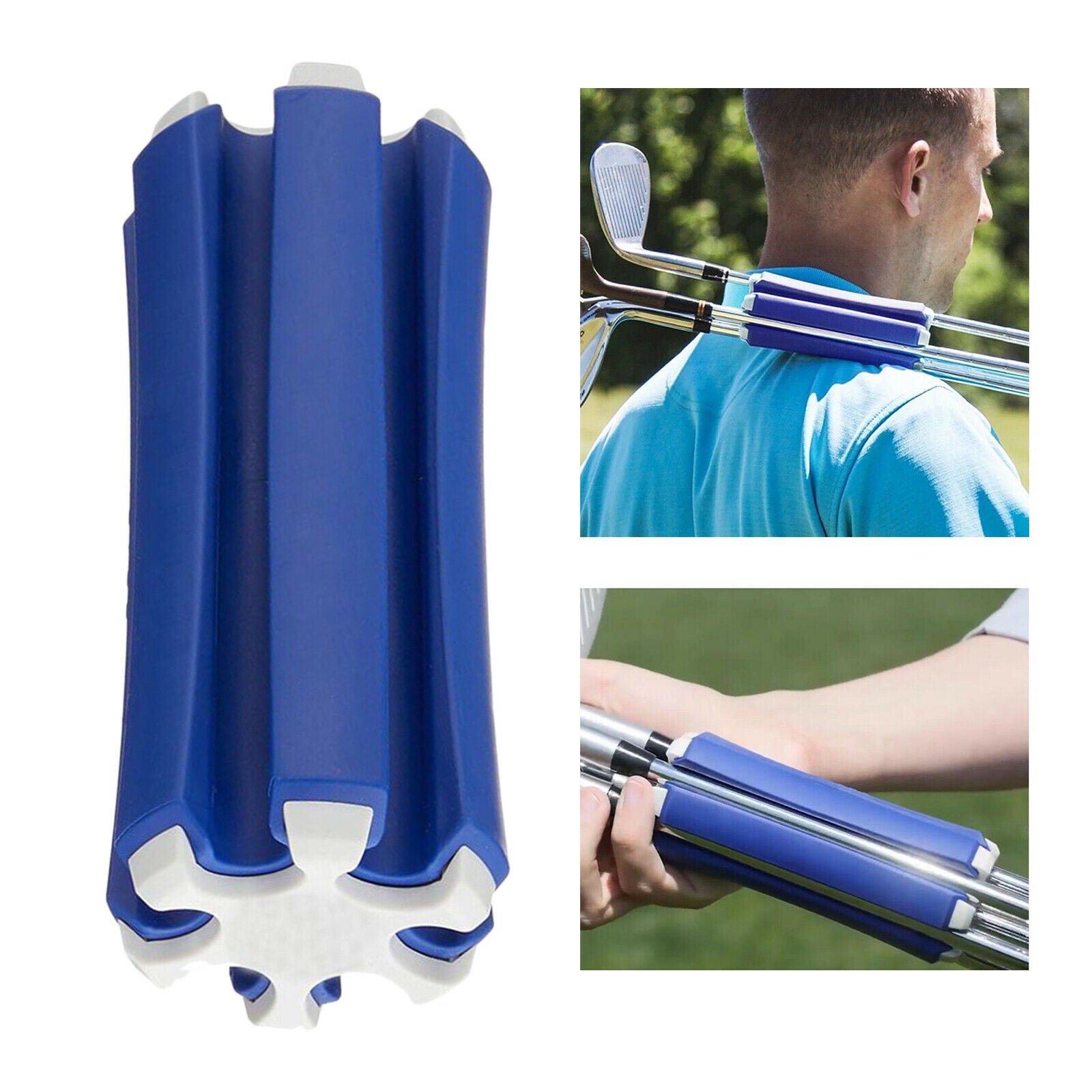 2pcs Handheld Small Durable Golf Club Fixed Storage Golf Holds Up to 6 Clubs