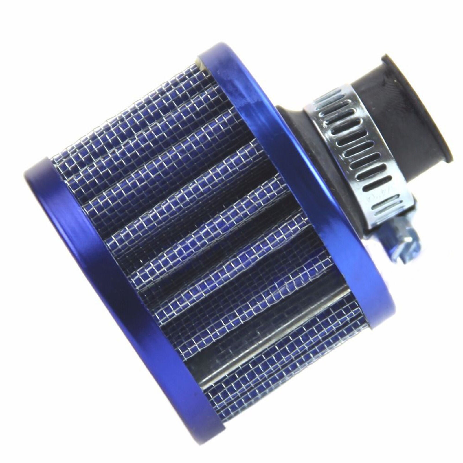 Blue 12mm Car Motor Cold Air Intake Filter Turbo Vent Crankcase Breather Cleaner