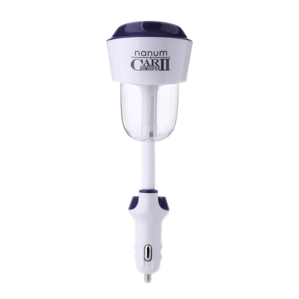 Cute Car Air Humidifier Diffuser Essential Oil Aroma Mist Purifier Blue