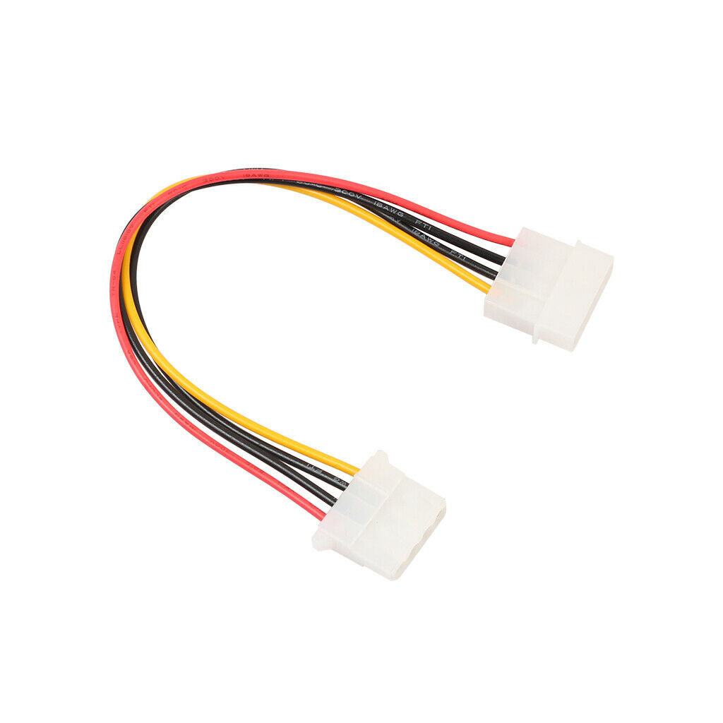 IDE 4 Pin Male To Female Power Wire Cable Cord Adapter