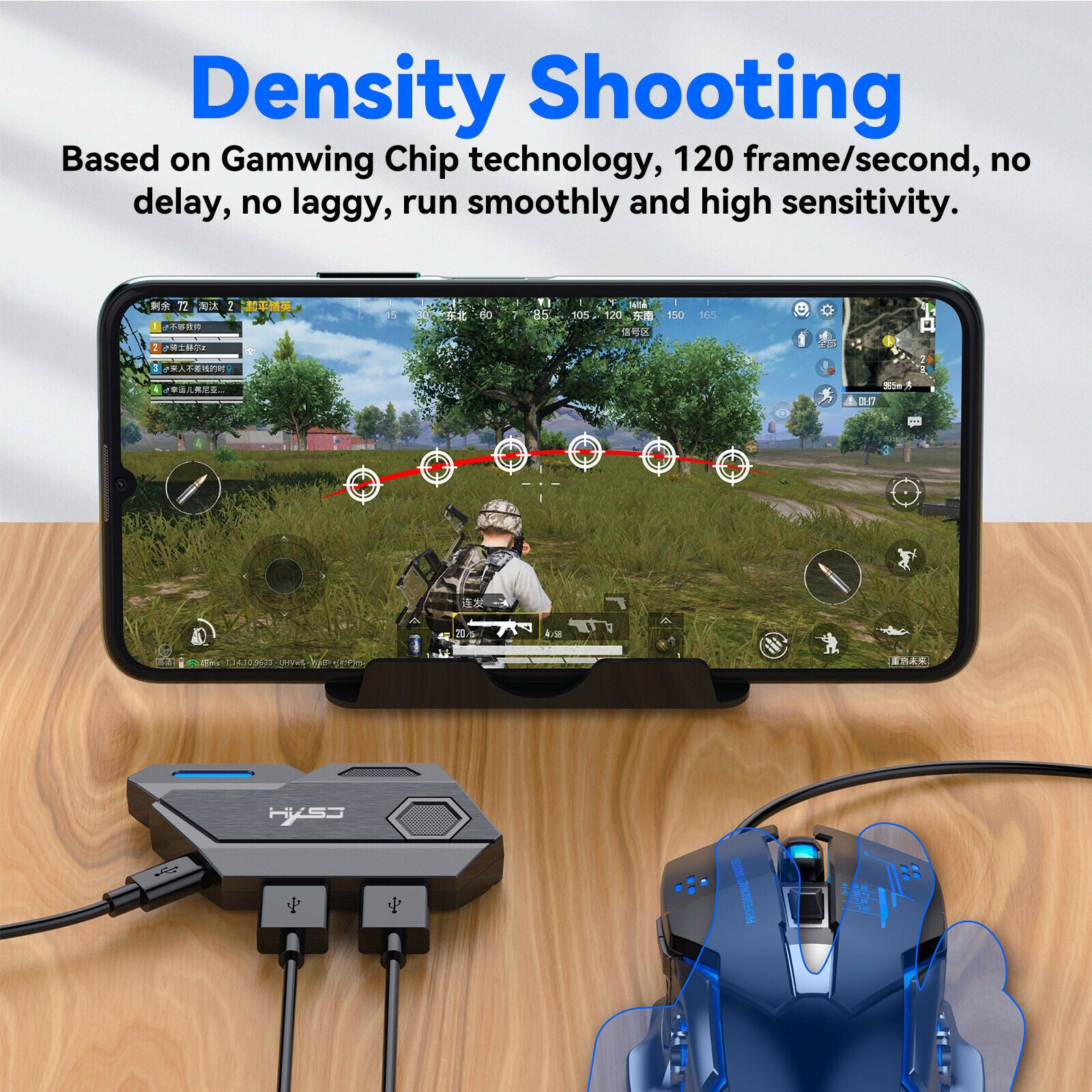 For IOS 13.4 Below Android Game Adapter Game Keyboard Mouse Converter Bluetooth
