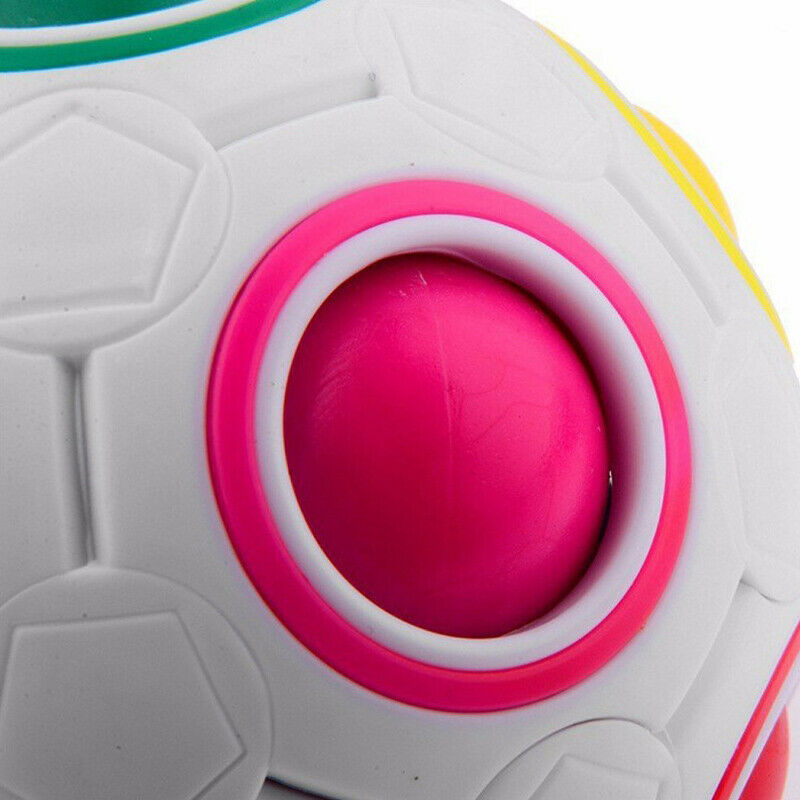 Magic Rainbow Ball Cube Speed Puzzle Ball Kids Educational Learning Funny.l8
