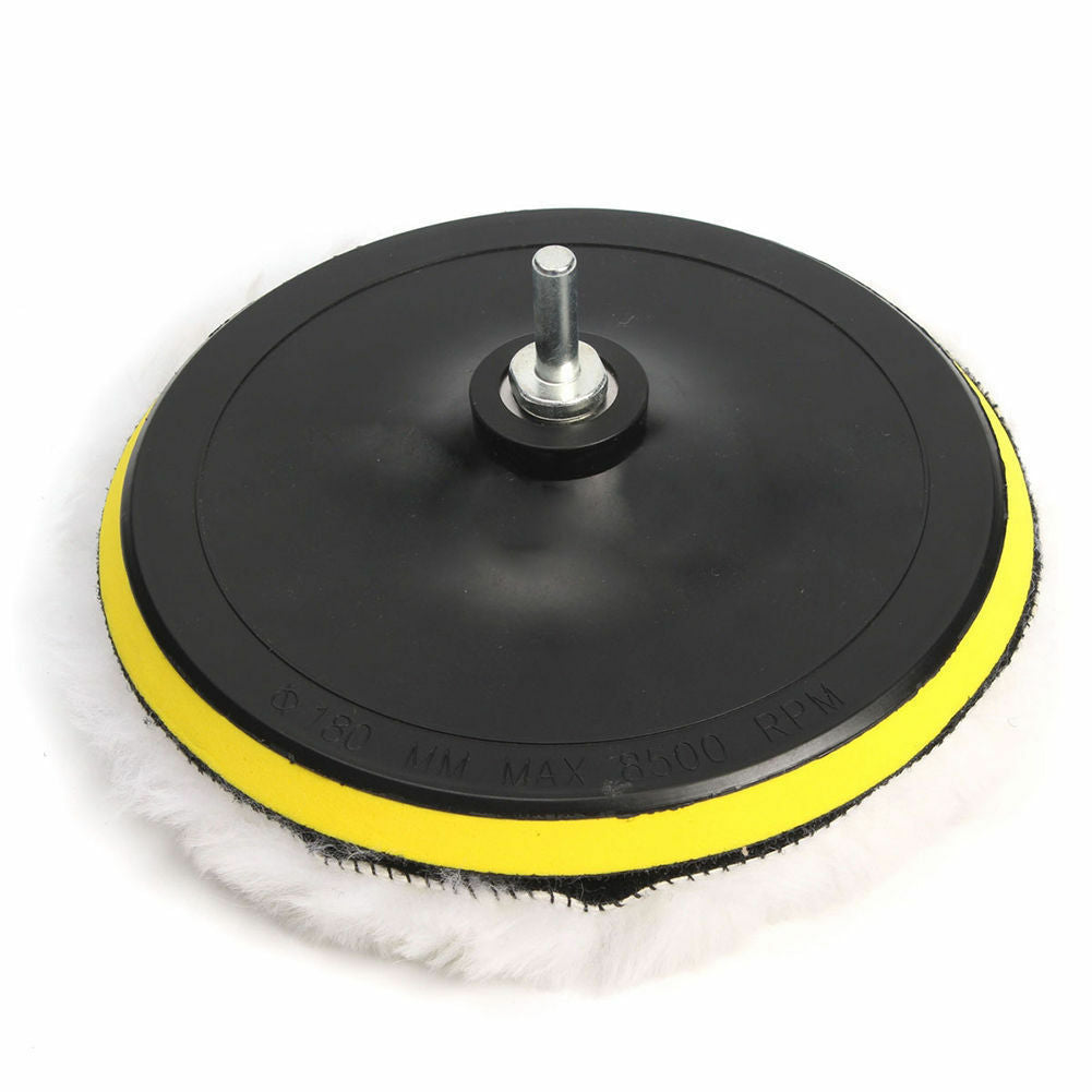 11Pcs 3" Waffle Buffer Polishing Pad Set For Car Polisher F2M9 (S149)