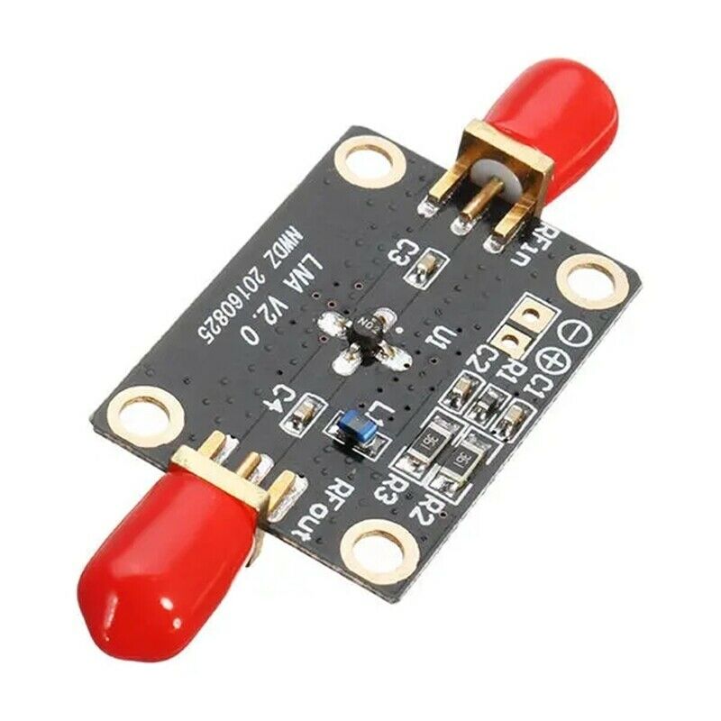 10K-2GHZ LNA Broadband RF Amplifier Gain 32DB@0.5G Signal Receiver FM HF VHF /K4