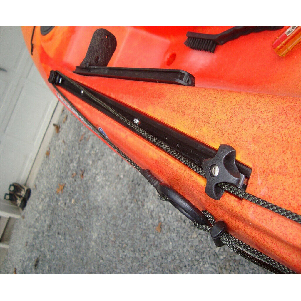 24" Kayak Aluminum Slide Track Rails DIY Screws Accessories for Kayak Canoes