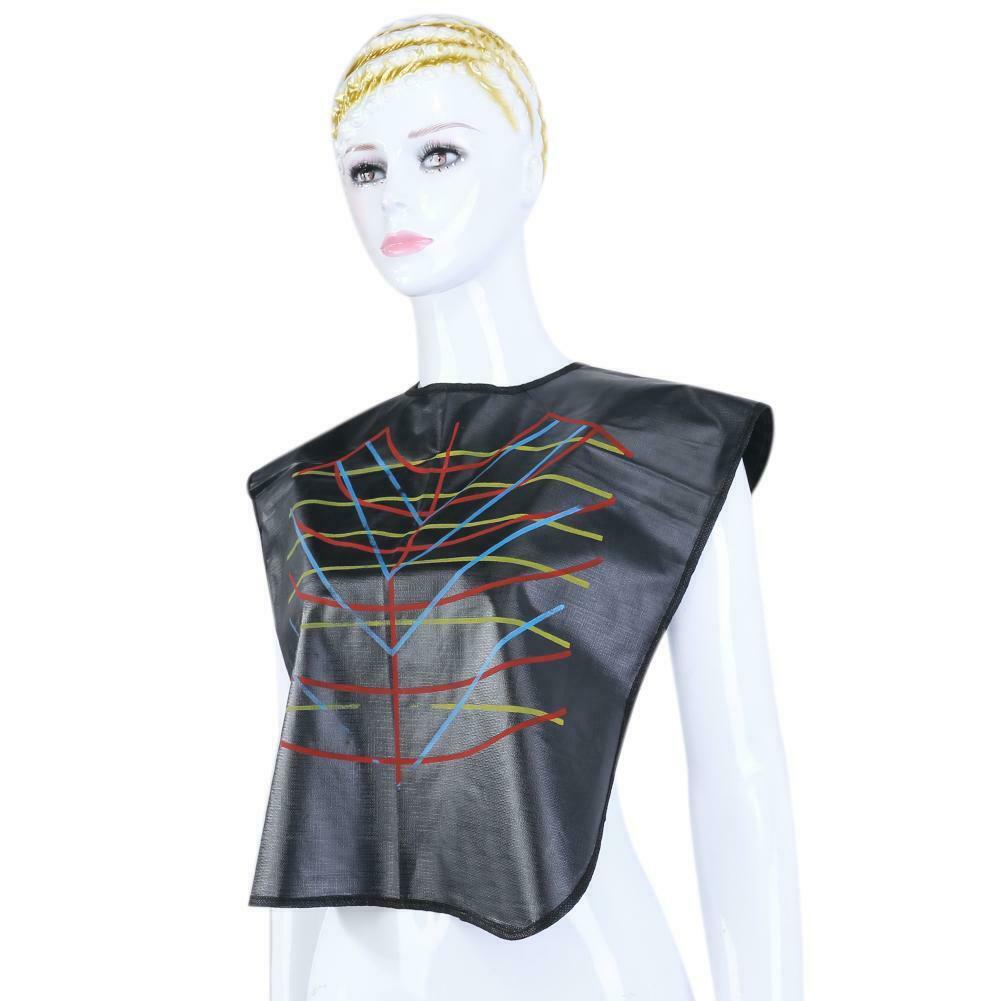 Professional Barber Waterproof Hair Coloring Shawl Cape Hairdresser Wrap @