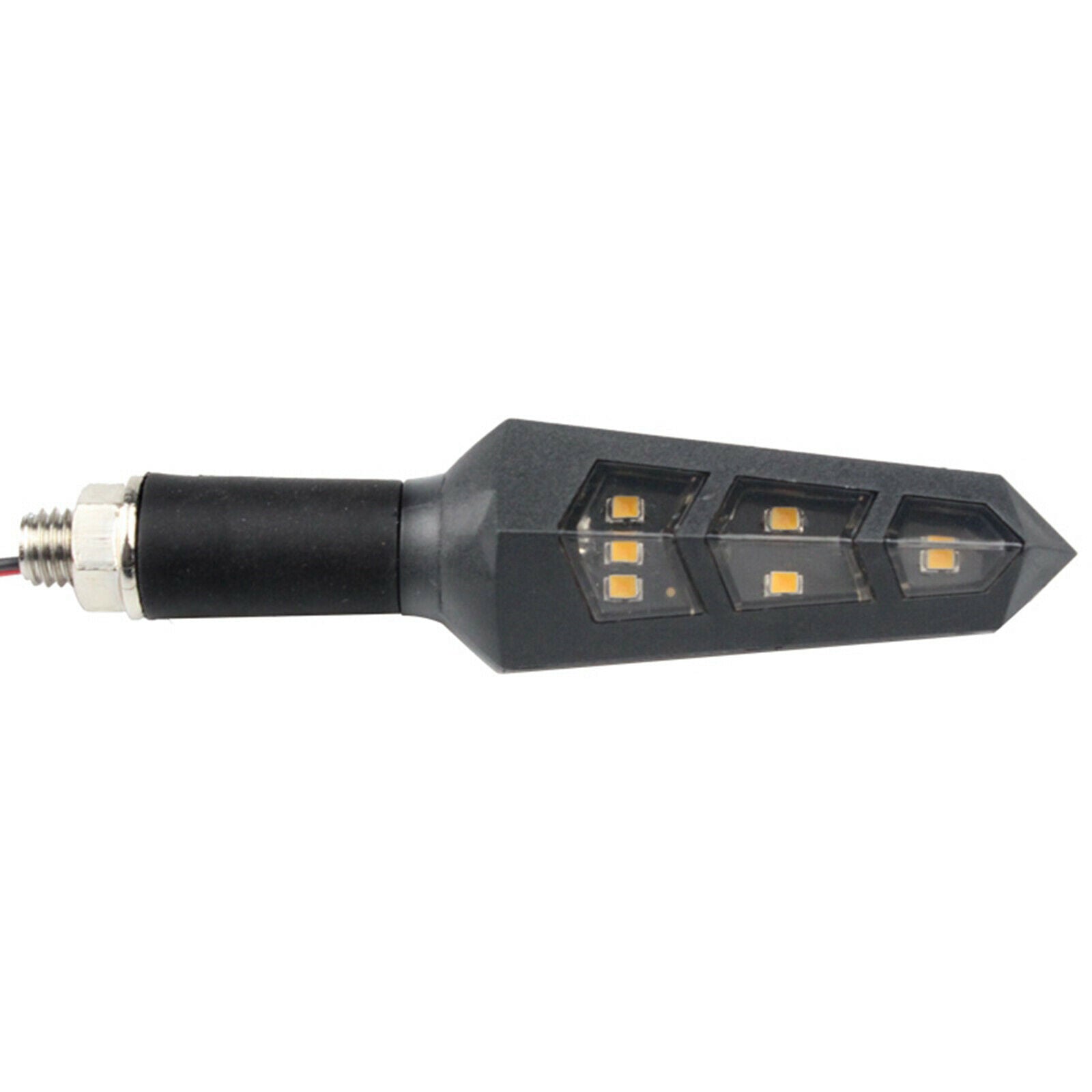 Motorcycle 6 LED Amber Turn Signal Light Indicator for Scooter