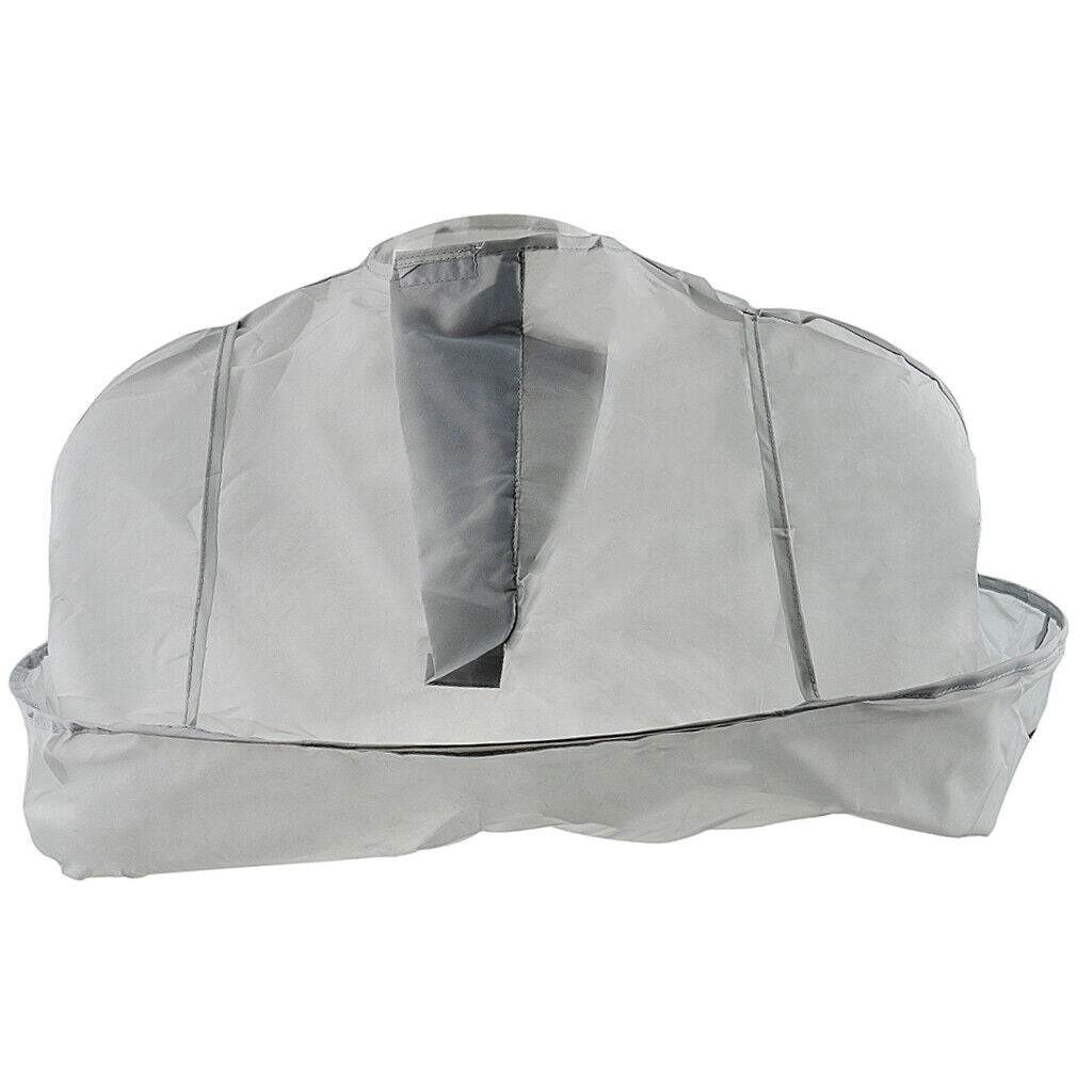 9x Nylon Antistatic Cutting Cloak Gown Cloth with Tint Brush Clips Bowl Set