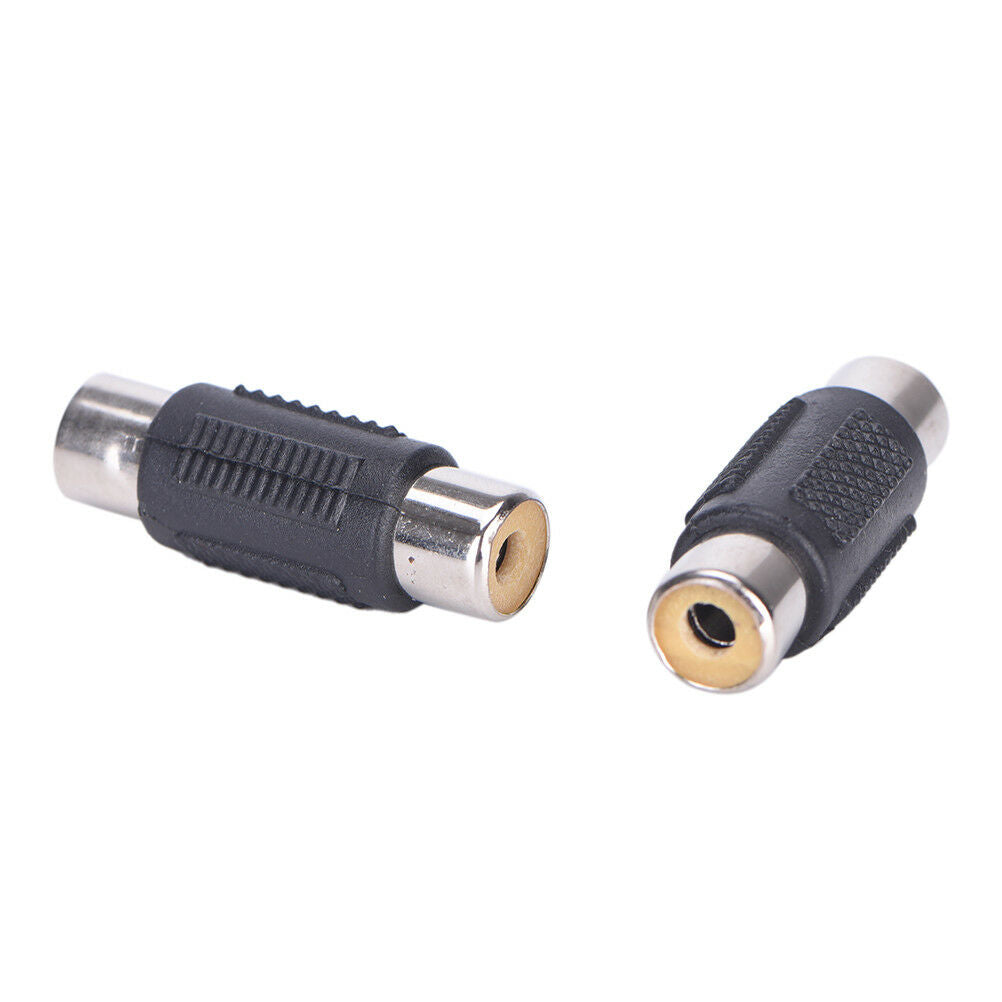 10x RCA Female to Female Coupler Plug Audio Video AV Cable Adaptor RCA Joi.l8
