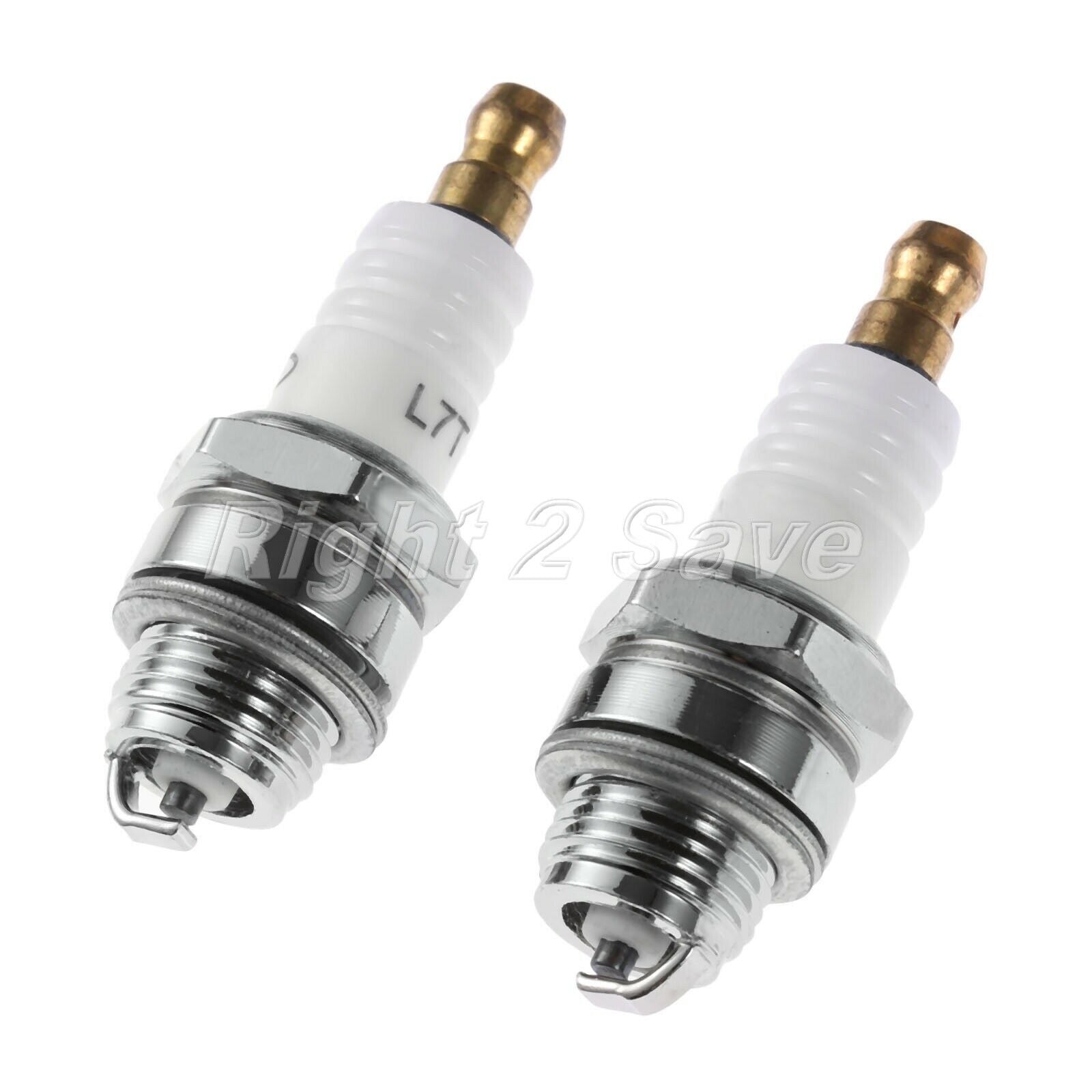 For HUS 365 Chainsaw Trimmer 2Stroke Engine MS180 MS250 Parts Spark Plugs 2PCS