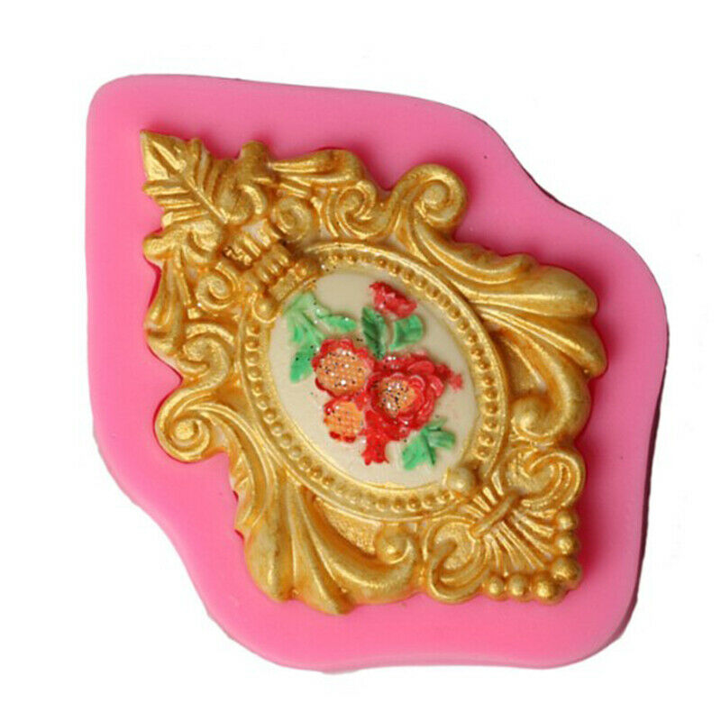 Mirror Fondant Cake Decorating Tools Frame Baking Moul.l8