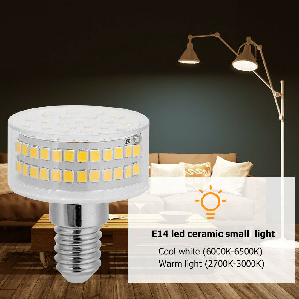 220V 10W Replace Corn Lamp No Flicker Dimmable E14 SMD2835 88LED Light Bulb @