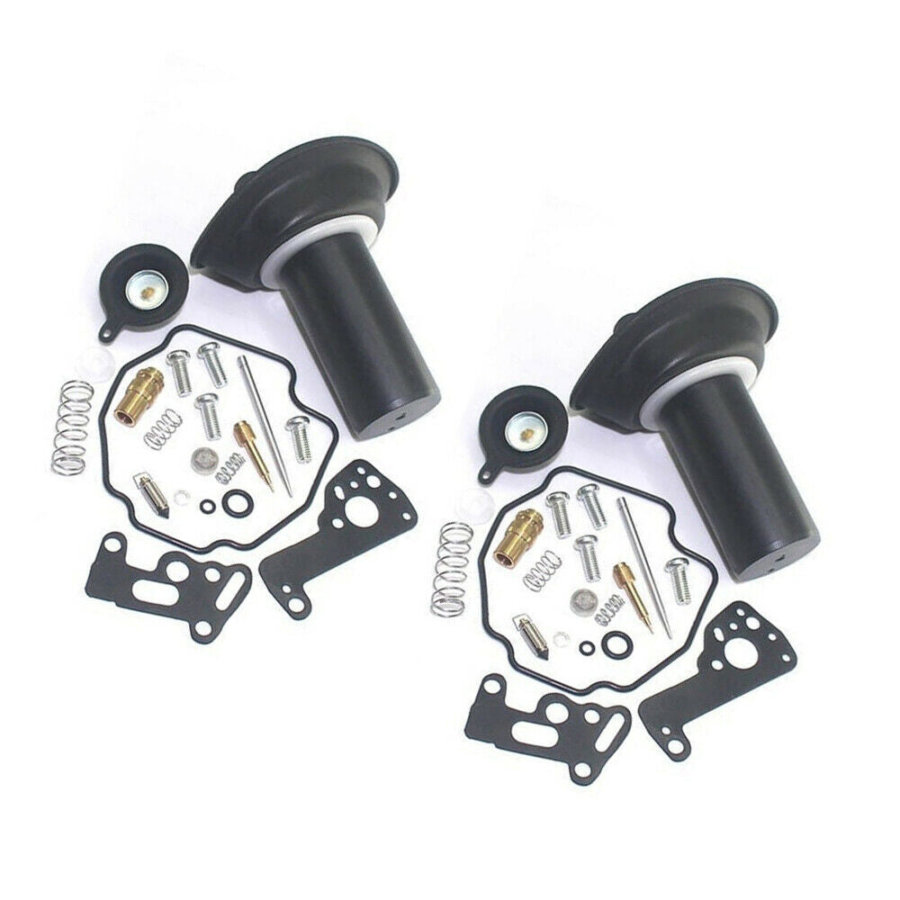 For 1990-01 Yamha Virago XV535 XV 535 Carburetor Repair Rebuild Kit & Plunger 2x