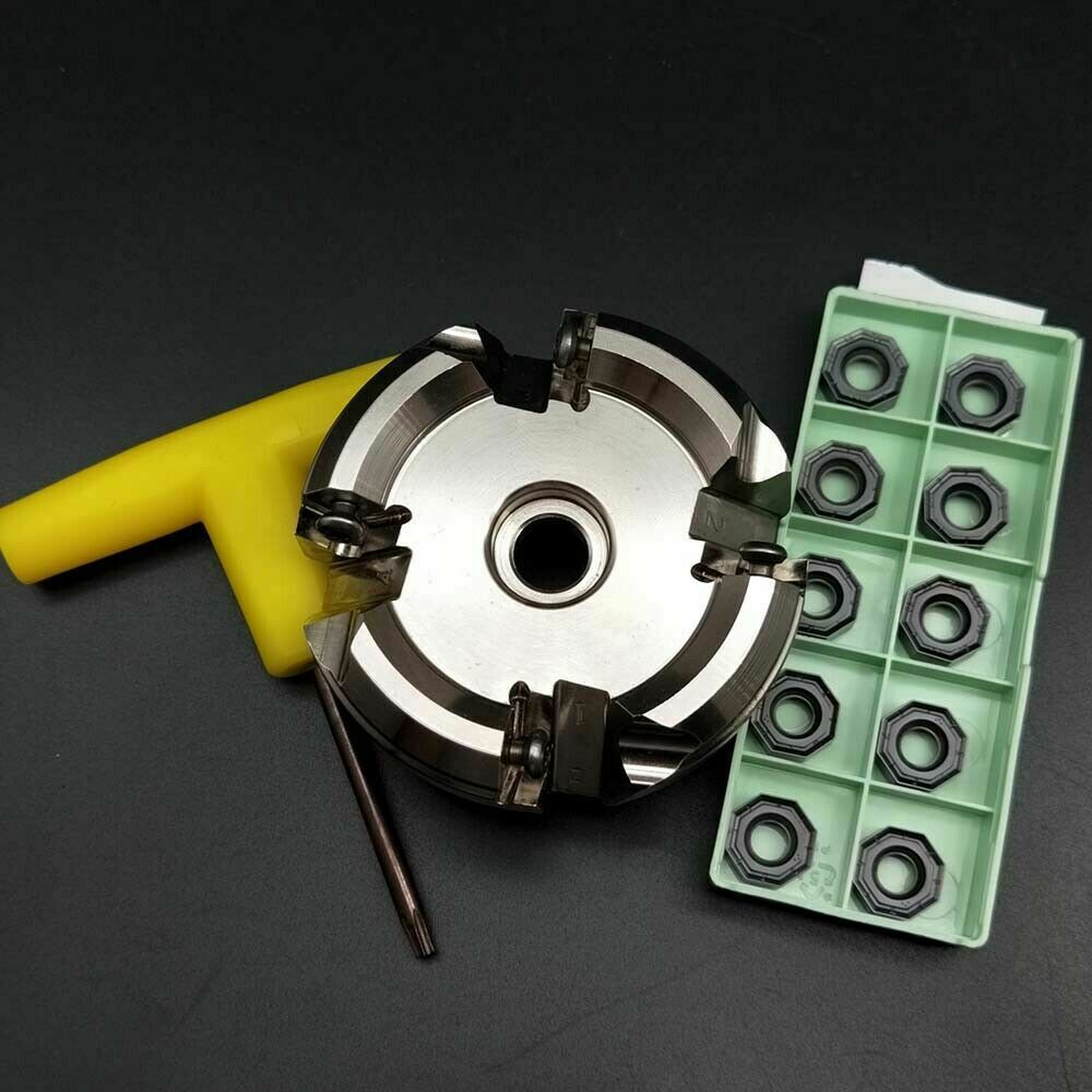 Φ63-22 4F + 10pcs SNMU 150515 -T Rough End Mills Indexable Face Milling Holder