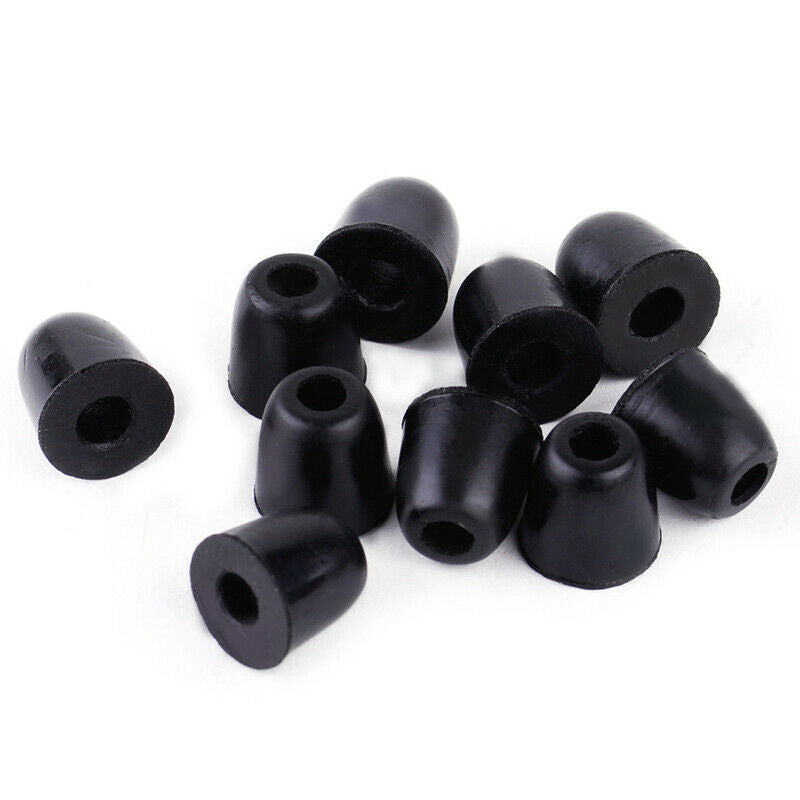 5 Pairs Noise Memory Foam In-ear Earphones Earbuds Tips Eartips Earplug Black