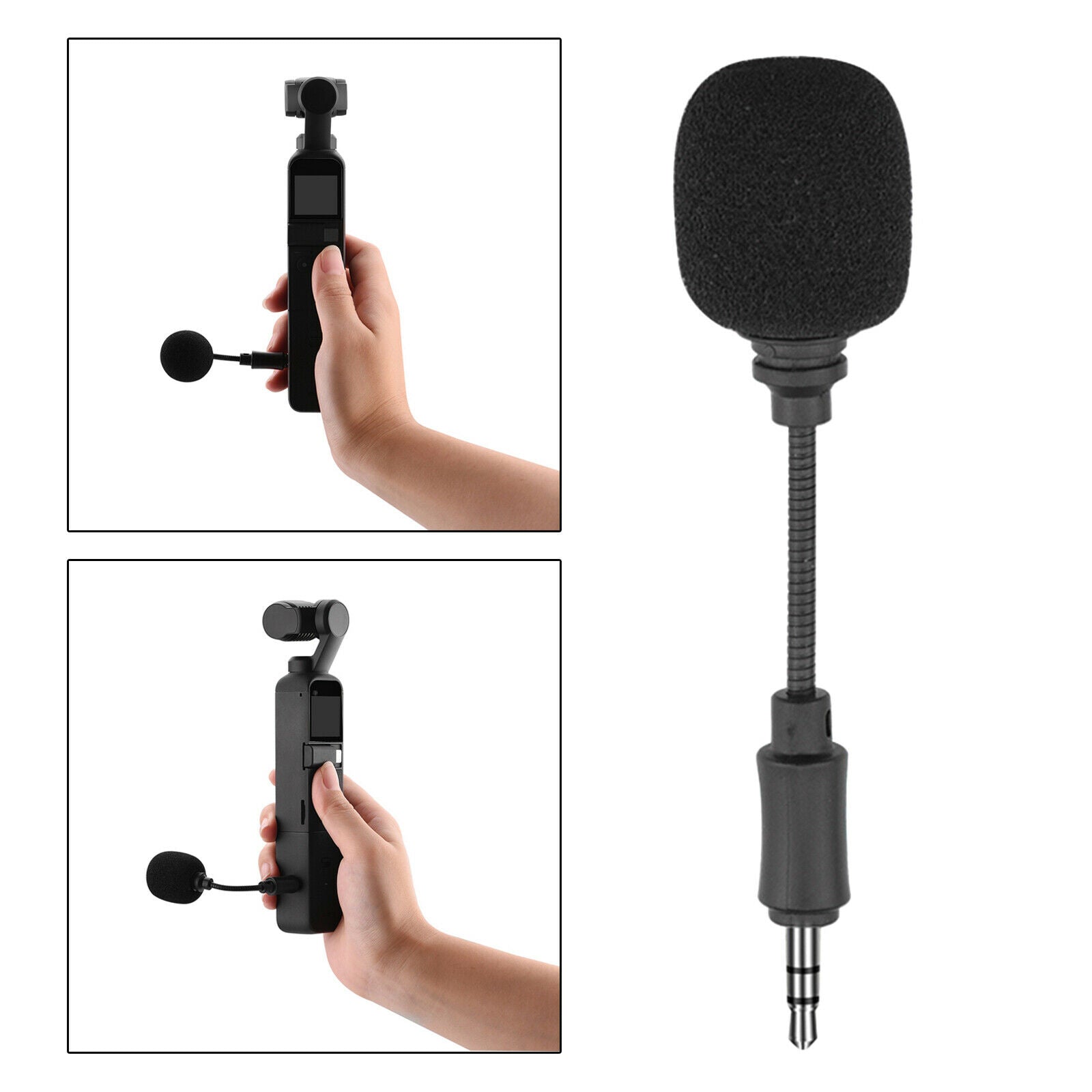 Portable External 3.5mm Microphone for DJI Osmo Pocket 2 Camera Accessories