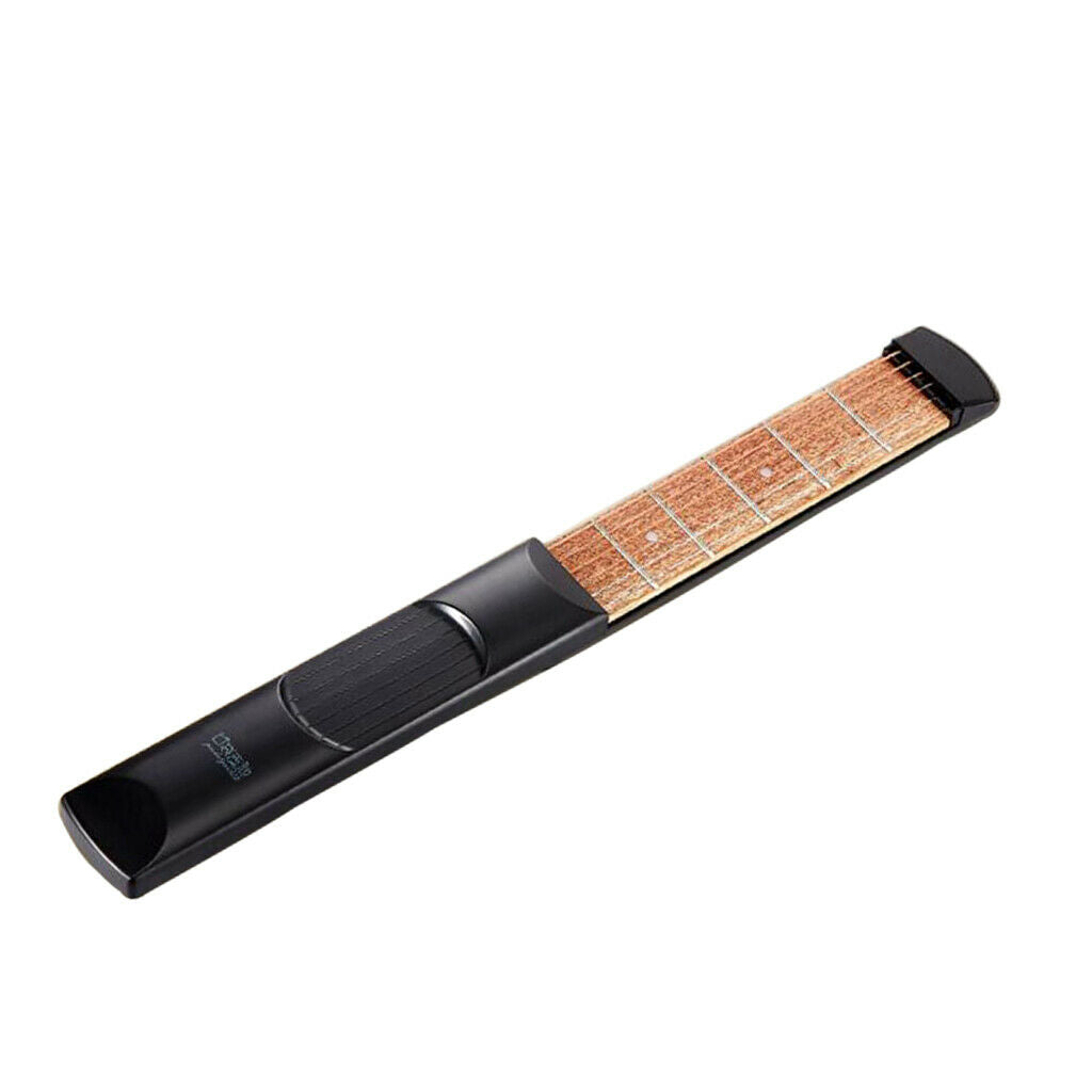 Mini Guitar 6 Fret Portable Guitar Practice Tool Finger Training Scales