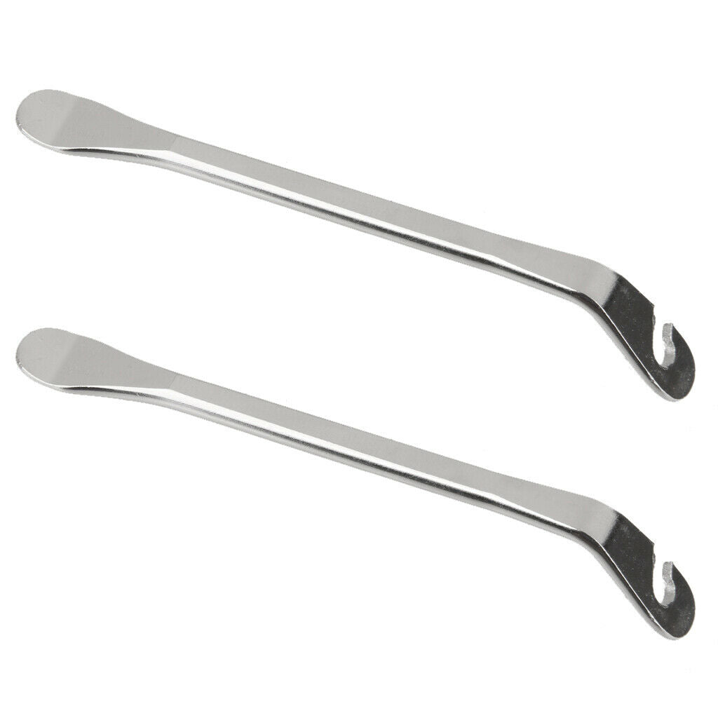 2x  Steel Curved Tire Iron Pry Bar Tire Changing Tool