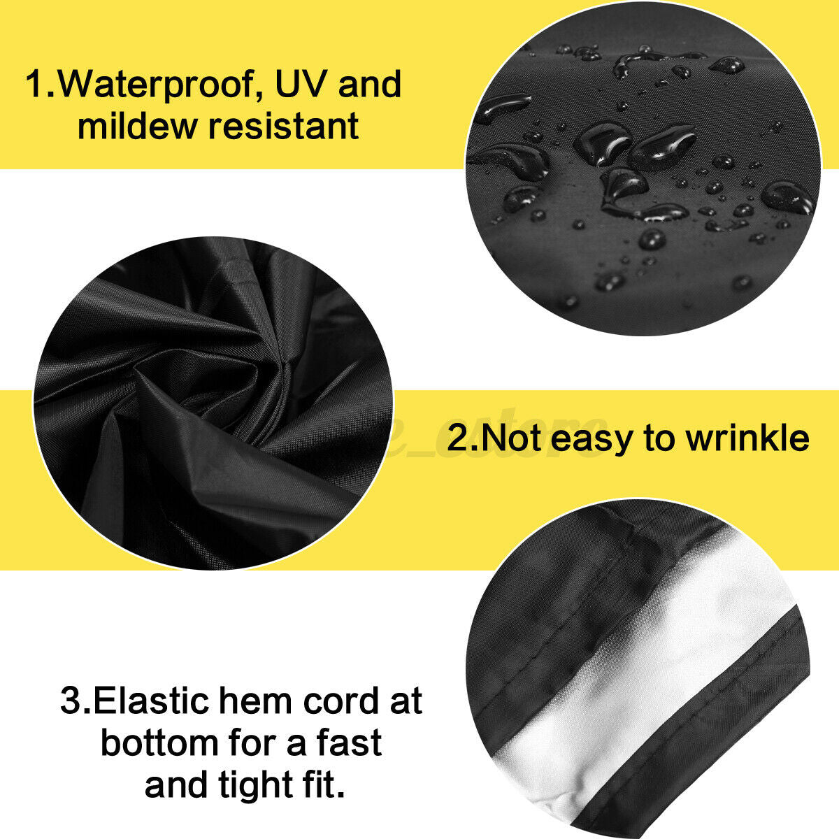 96.5'' Waterproof Lawn Mower Tractor Cover Garden Outside Riding UV Protector