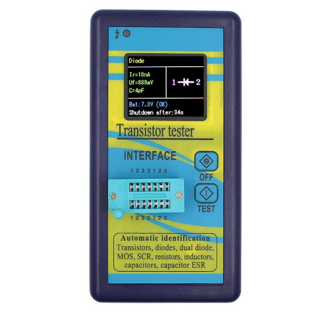 Lcr Meter Transistor Tester Esr Instrument Diode Resistance Capacitance Meter