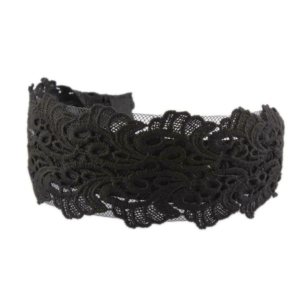 Lace fabric flower plastic wide alice hair band headband hair accessories